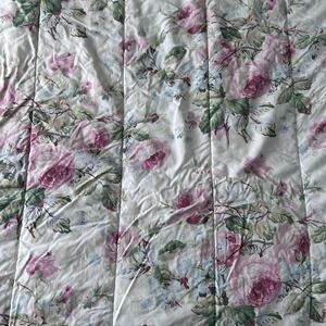 Ralph Lauren 90s VTG Full / Queen Size Comforter Rare "Water Floral" in Pink